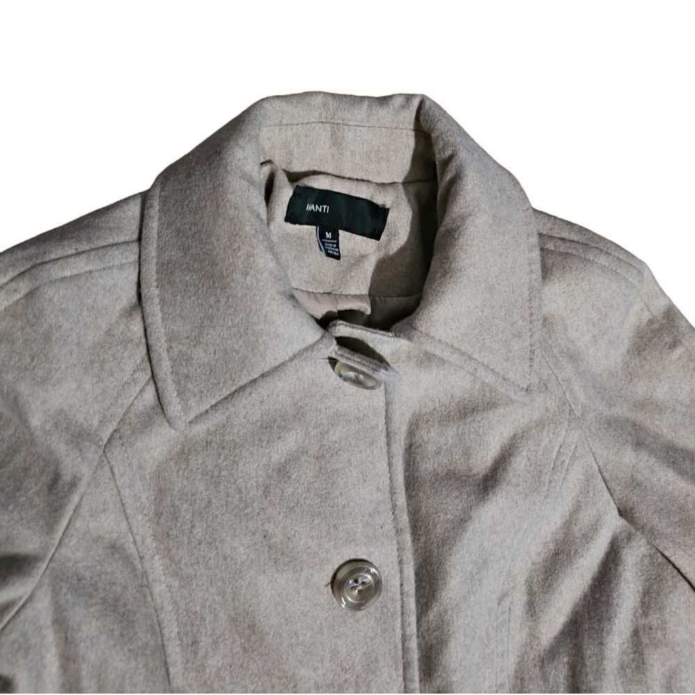 Women's AVANTI Wool Pea Coat Medium - Picture 3 of 5